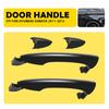 Set Exterior 2 Of Door Handles Bar For Hyundai 2011-2015 Sonata Front+Rear Right
