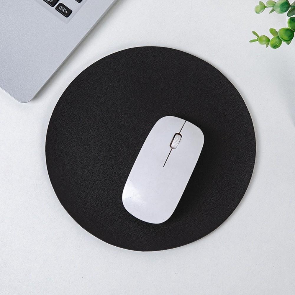 Solid Color Mouse Mat Waterproof Computer Mouse Pad Office Desk Leather Mouse Pad