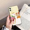 P-Picture Book Bread Phone Case For IPhone 17 Air 16 15 14 13 Pro Max 11 12 Black Silicone Cover