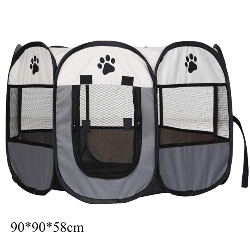 Foldable Pet Playpen Portable Pet Exercise Pen Pet House  Indoor Outdoor Travel Camping Use