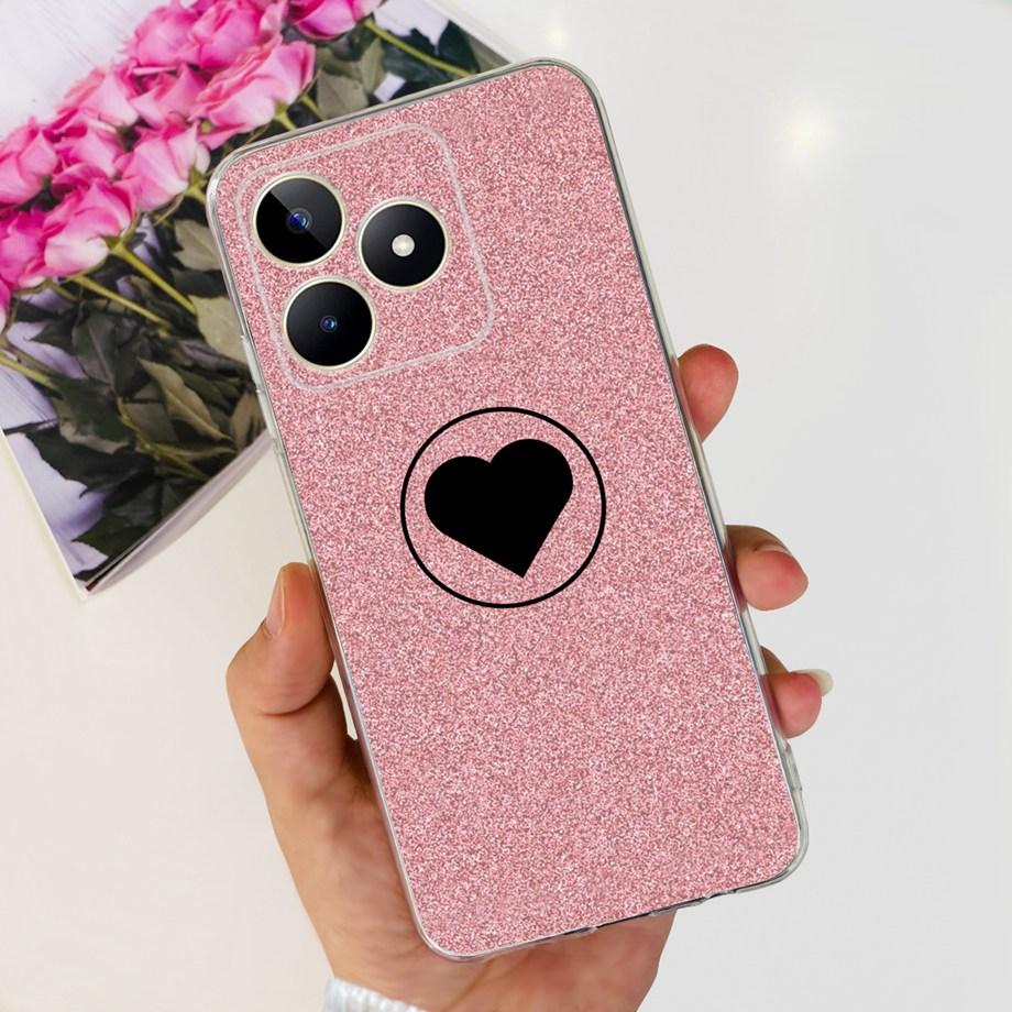 For Realme C51 RMX3830 / Realme C53 RMX3760 Global Phone Cover Cases Transparent Soft TPU Capas Etui For RealmeC51 C 51 Housing