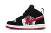Kids' Sneakers Nike Jordan 1 Mid Newspaper Air Times (TD) Black/Gym Red-White