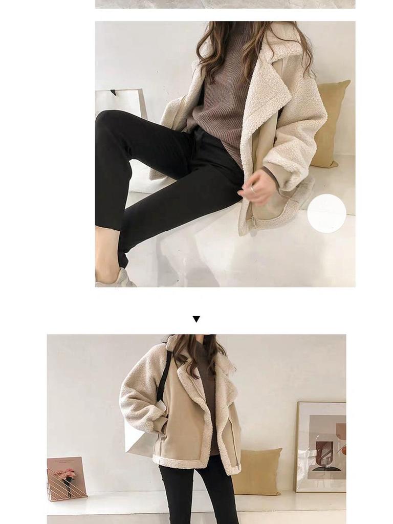 Trendy tlustý jehněčí kožich 2024 - všestranná a teplá motocyklová bunda