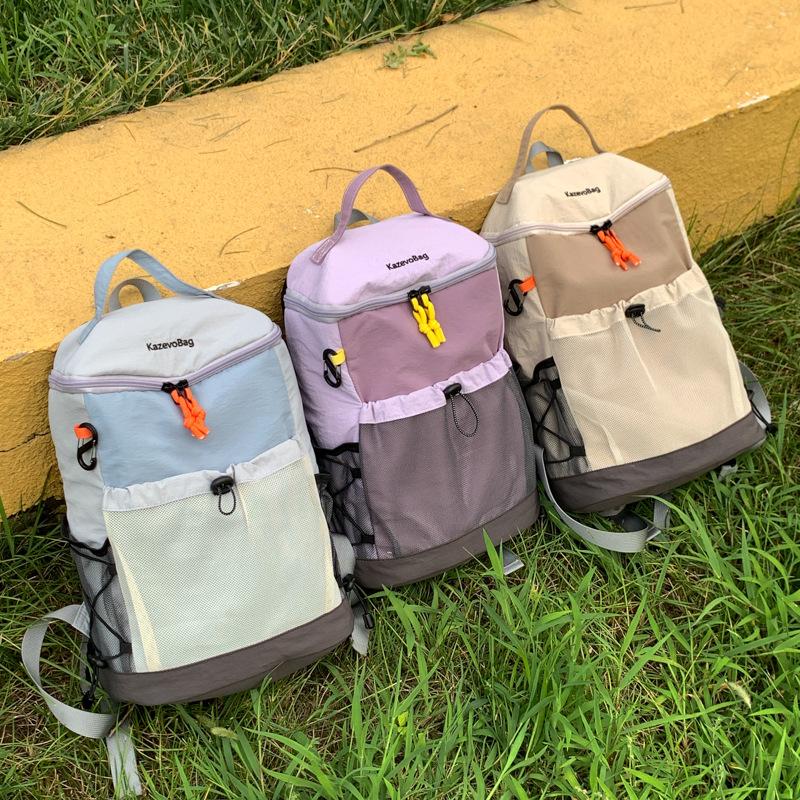 Schoolbag New Korean Leisure Sports Backpack Outdoor Backpack Hiking Large Capacity Travel Schoolbag Light Commute