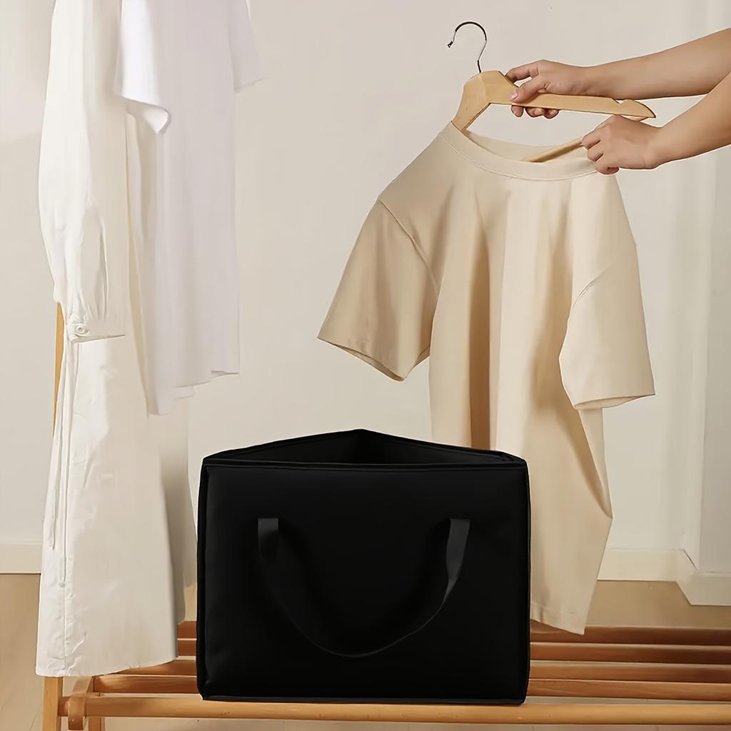 1pc Triangular Storage Bags with Handles and Base, Hanger Organizer, Beach Bag, Suitable for Travel, Outdoor, Home Storage
