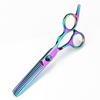 Professional Hair Cutting Scissors Set Straight Thinning Shears Salon Barber Kit Black Gold Blue Purple