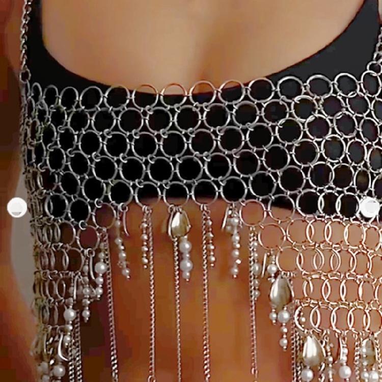 Trendy Tassels Chain Holidays Jewelry Party Body Chain Tassels Accessories Suitable for Beach Days and Party Nights