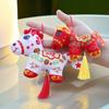 Creative Stuffed Animal Keyring Cute Cartoon Steed Doll Zodiac Pony Figurine  Home Decoration