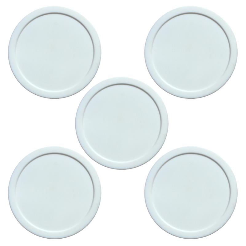 5Pcs 3inch Plastic Round Air Ice Hockey Pucks Air Hockey Replacement Pucks