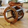 Cast Iron Crown Handicrafts for Courtyard Gardens European Style Retro Castle Circular Tower Ornaments Home Hotel Decoration