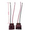 2pcs Headlight Socket Plug Bakelite Connector HIR2 Wiring Connector Plug Adapter 9006 9012 HB4 9005 Bulb Replacement