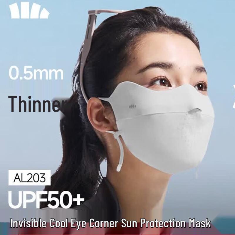 Beneunder AL203 Ice Silk UV Protection Face Mask for Women