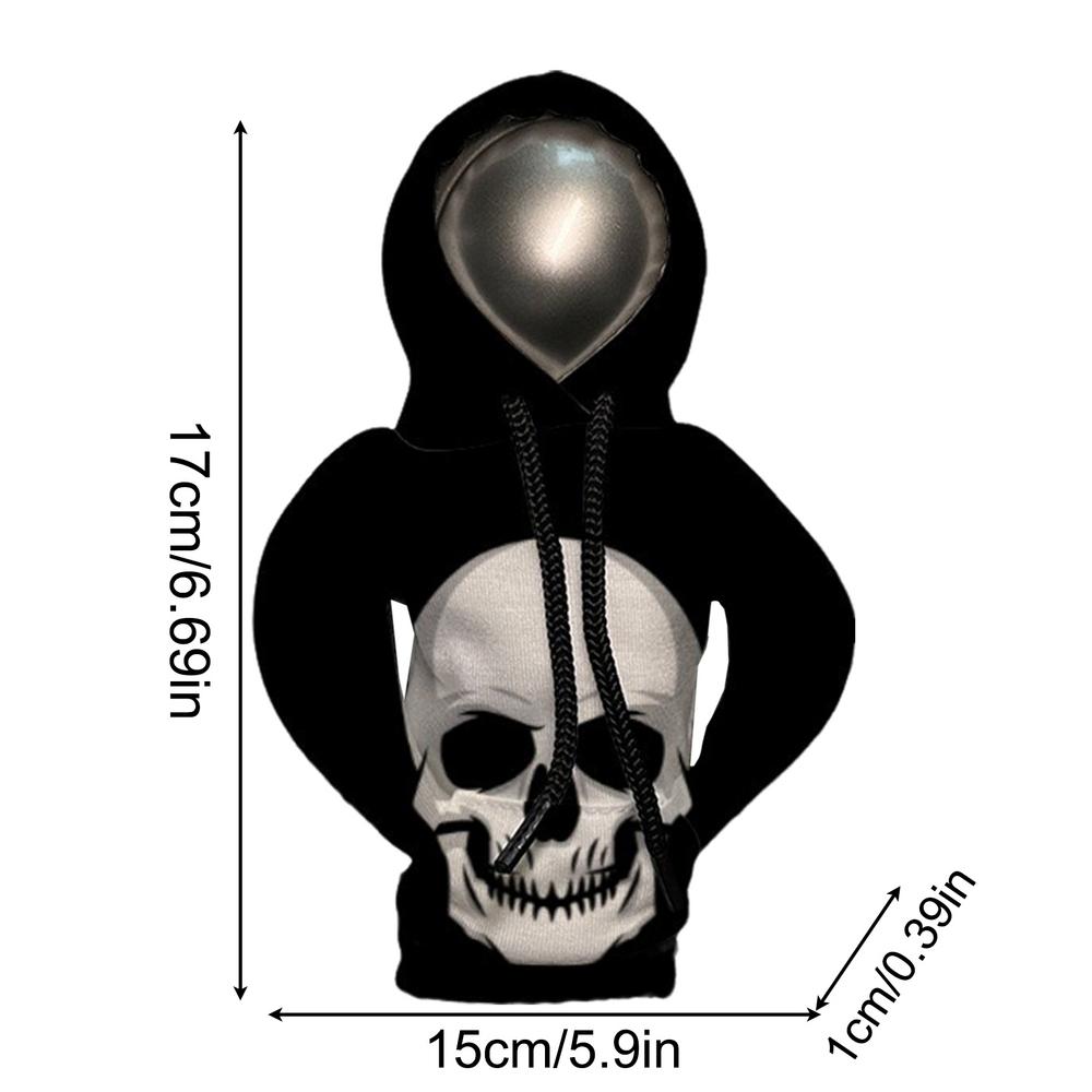 

Для общего переключения передач Hoodie Skeleton Автомобильный интерьер Shifter Cover Gear Shift Hoodie Cover Car Shift Knob Hoodie