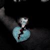 Street Hip-hop Style, Broken Personality, Cracked Heart Pendant, Hanging Chain, HIPHOP15mm Watch Buckle, Cuban Necklace