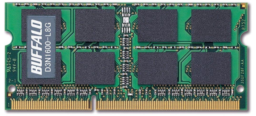 

BUFFALO сумісний 204PIN DDR3 SDRAM 8GB PC3L-12800 D3N1600-L8G