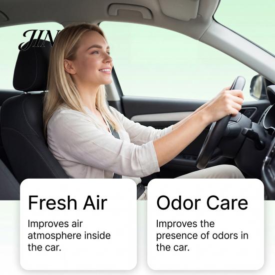Car Air Freshener Spray, New Scent Odor Eliminator for Smoke Food Smell Pet, 100ml Fresh Fragrance Vehicle Interior, Portable Deodorizer Cleaner Road