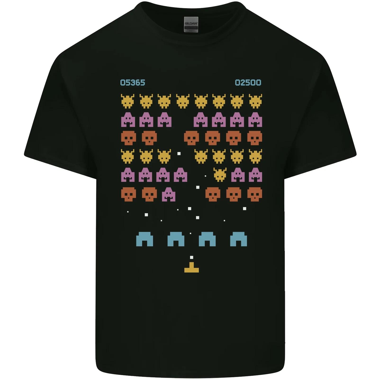 Retro Video Game Arcade Gaming Gamer Kids T-Shirt Childrens L