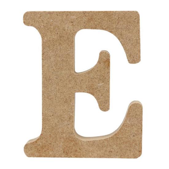 Деревянные буквы 4 дюйма Большие буквы алфавита Вывеска для DIY Росписи Арт-поделок Свадьбы Украшения для дома на стену E