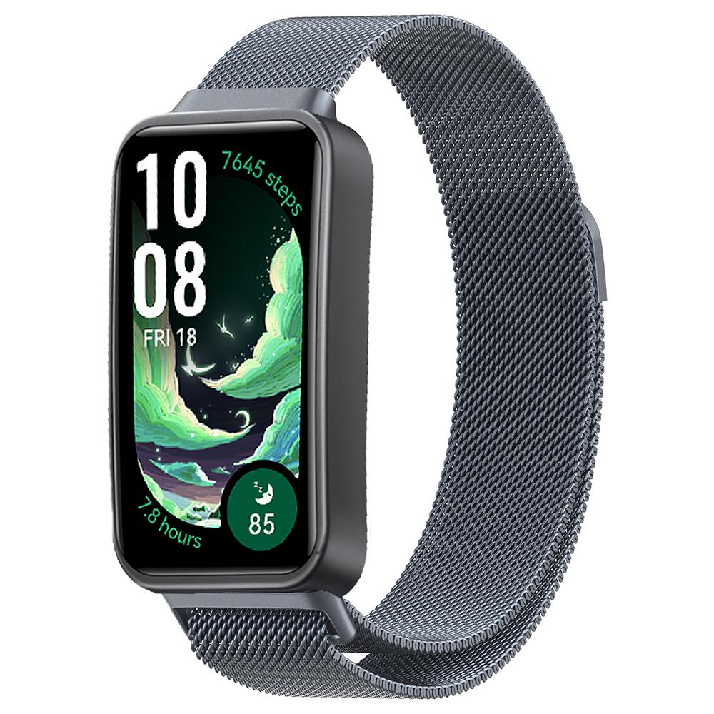 Mailänder Schleife Armband für Huawei Band 10 9 8 Magnetisches Metall Edelstahl Armband Armband Huawei Band 11/11 Pro Zubehör