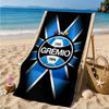 Gre-mio Football Badge Printed Microfiber Beach Towel, Soft And Absorbent, Quick-Dry, Ideal for Summer Travel, Beach Essential, Swimming Pool
