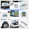 6PCS/Set Car Stickers Honeycomb Specific Creative Decoration For Ford Mustang 2015 2017 Rear Lamp Lights Auto Tuning Styling
