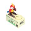 Electric Piggy Bank Plastic Parrot Shaped Coin Storage Battery Powered Durable Money Saving Box for Children