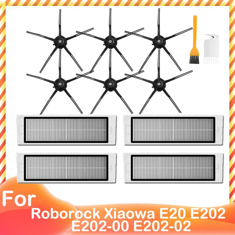 Spare Main Brush Side Brush HEPA Filter Mop Cloth Front Castor for Xiaomi Roborock Xiaowa E20 E202 E202-00 E202-02 Robot Vacuum
