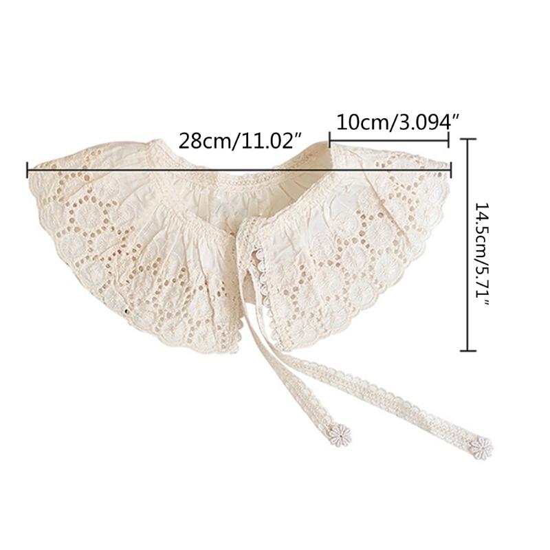 Abnehmbarer Kragen Kinder Stickerei Kragen Dickey Kragen Falscher Kragen Spitzenkragen