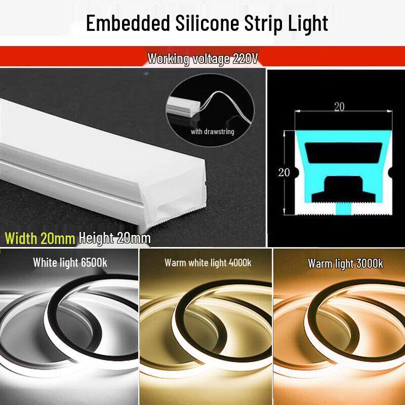 

Flexible 220V Silicone Linear LED Strip Light