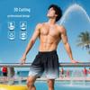 Men's Quick-Dry Swim Trunks: Double Layer, Anti-Embarrassment, Breathable Mid-Length Beachwear for Running and Hot Springs.