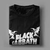 Blacks Sabbaths Men T Shirts Novelty Tee Shirt Short Sleeve Crew Neck T-Shirts Pure Cotton Gift Idea Clothes