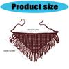 Breathable Hollow Knit Triangled Scarf For Layering Lightweight Multipurpose Shawl For Women Men And Kids