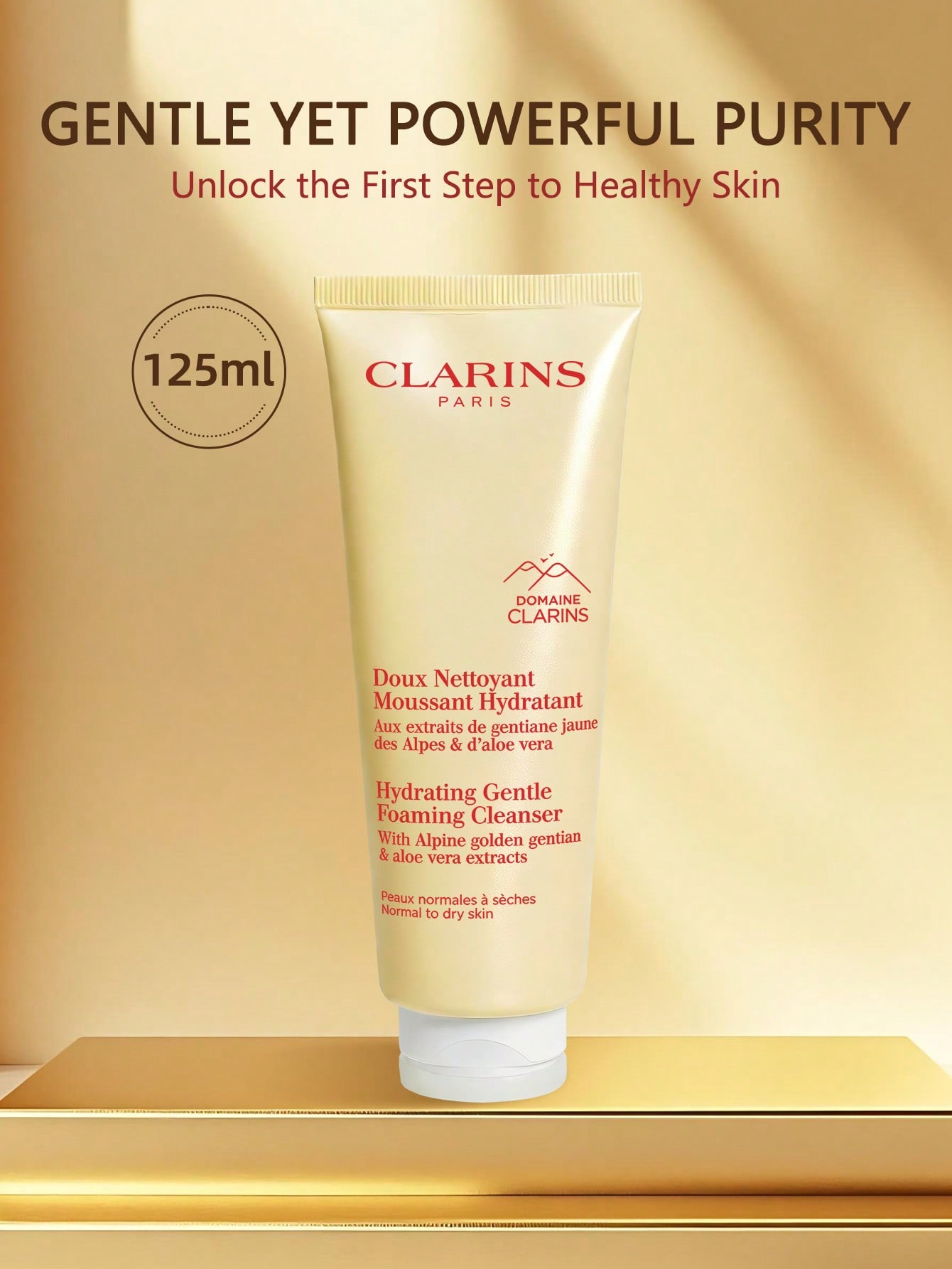 Clarins Gentle Moisturizing Foaming Cleanser 125ml / 4.4 Oz 125ml