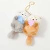 Rabbit Magnetic Otter Keychain Panda Korean Style Cartoon Couple Pendants Turtle Mental Plush Animal Key Buckle Party