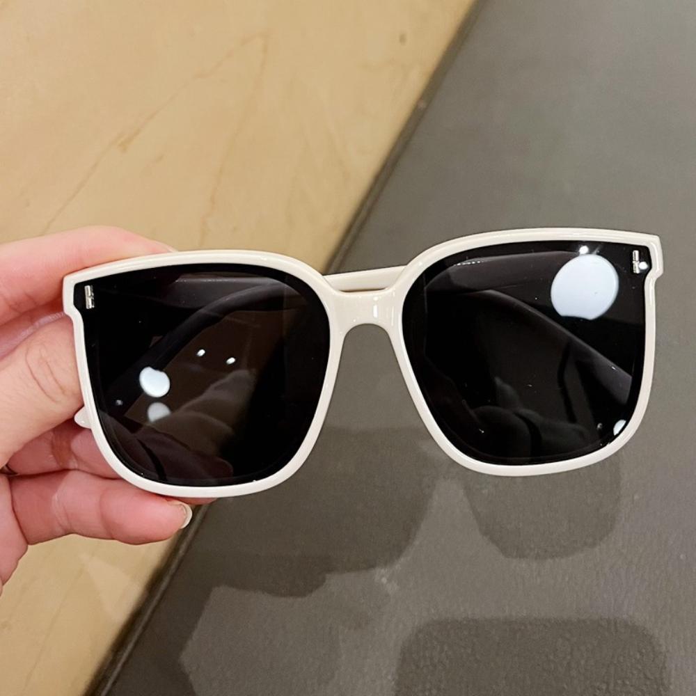 

Новые вертикальные очки с рисовыми гвоздями, детские солнцезащитные очки, детские солнцезащитные очки с защитой от ультрафиолета, модные солнцезащитные очки высокой четкости бежевый