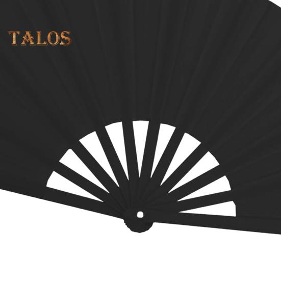 2Pcs Solid Color Folding Fan Kung Fu Stage Dance Performance Large Handheld Fan Portable Lightweight Summer Cooling Fan Decoration Party Accessories