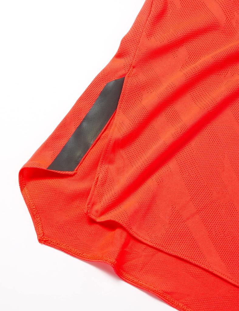 Q Speed Jacquard Short Sleeve MT23281 Short Sleeve ERE S [New Balance] T-Shirt T-Shirt (Electric Red)