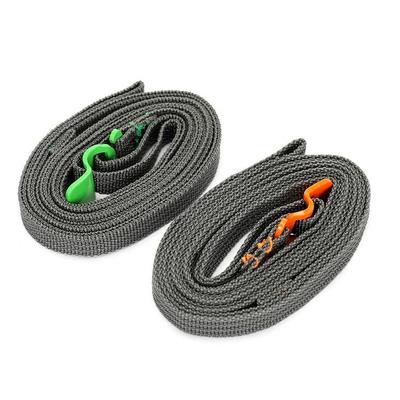 Quick Release Tie-Down Straps with Stainless Steel Hooks for Outdoor Travel Gear and Luggage