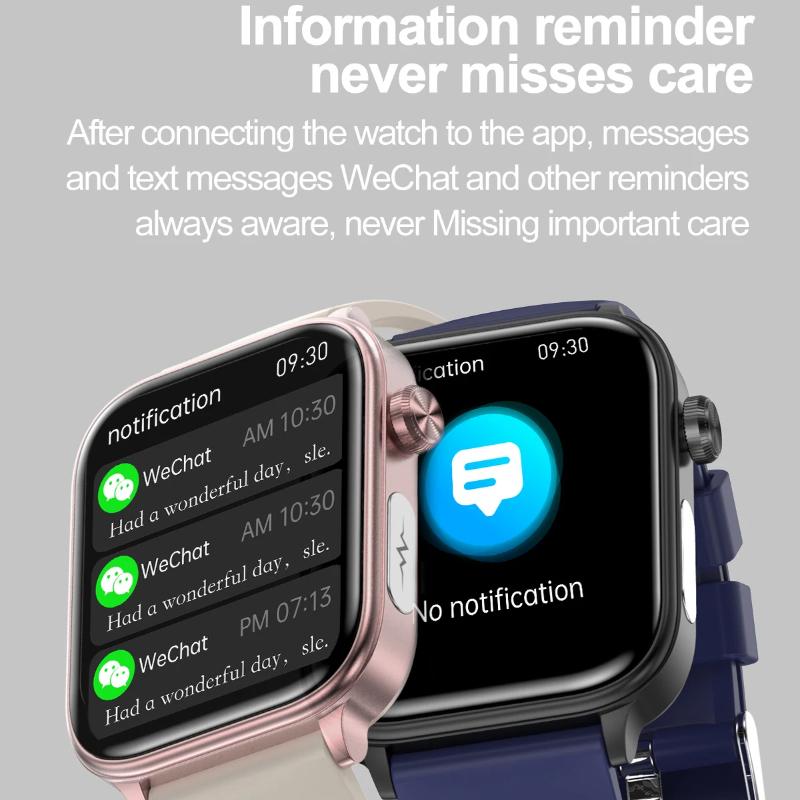 2025 Nové AI Diagnostika Zdraví Chytré Hodinky Ženy EKG HRV Funkce Krevní Tlak Kyselina Močová Lipidy BT Hovor Chytré Hodinky Dámské