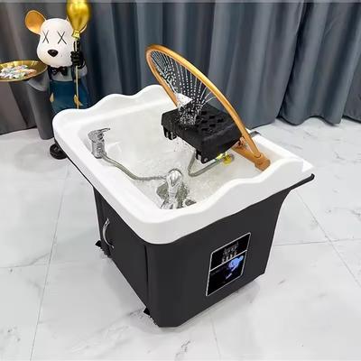 Poltrona per Shampoo Head Spa Parrucchiere Portatile Piccola Stazione per Lavare i Capelli Poltrona Move Therapy Lettino Massaggio Mobili