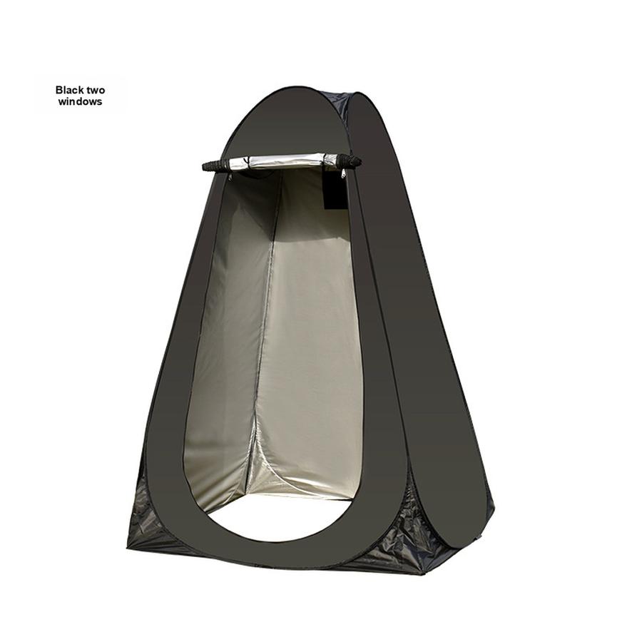 Outdoor Quick Change Shower Tent with Toilet, Sunscreen, Breathable, Portable, Home Use, Thickened Warm, Single Layer Bathrobe