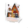 Lighted Up Christmas Village House Scene Decoration LED