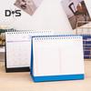 2025 Small Desk Calendar Standing Flip Desktop Calendar Monthly Planner Time Management Organizer for Home Office School