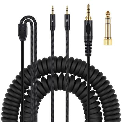 Twaxl Csere Audio Fejlesztés HIFI Kábel Denon 7200 D600 D9200 5200-hoz AH-D7100-zal (Kettős 3,5 mm-es 3,5 mm-es 6,3 mm-es adapter)