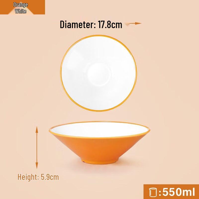 Bozhen Craftsman Chef Commercial Melamine Hat Noodle Bowl