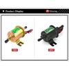 Universal 24V Electric Fuel Pump Low Pressure Bolt Fixing Wire Diesel Petrol HEP-02A For Car Carburetor Motorcycle ATV Gold