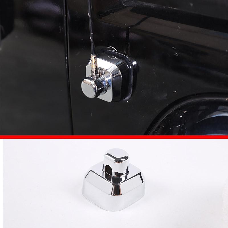 

ABS Gloss silver For Hummer H3 2005-2009 Car Hood Air Vent Outlet Wing Trim Front Fog Light Decorative Frame Tail Light Cover