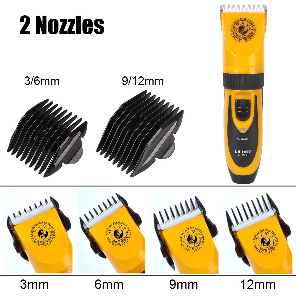 Optional Ceramic Blade / Pet Hair Clipper Electric Scissors Haircut Trimmer Shaver Set for Rabbit Cat Puppy Grooming CutterGood product