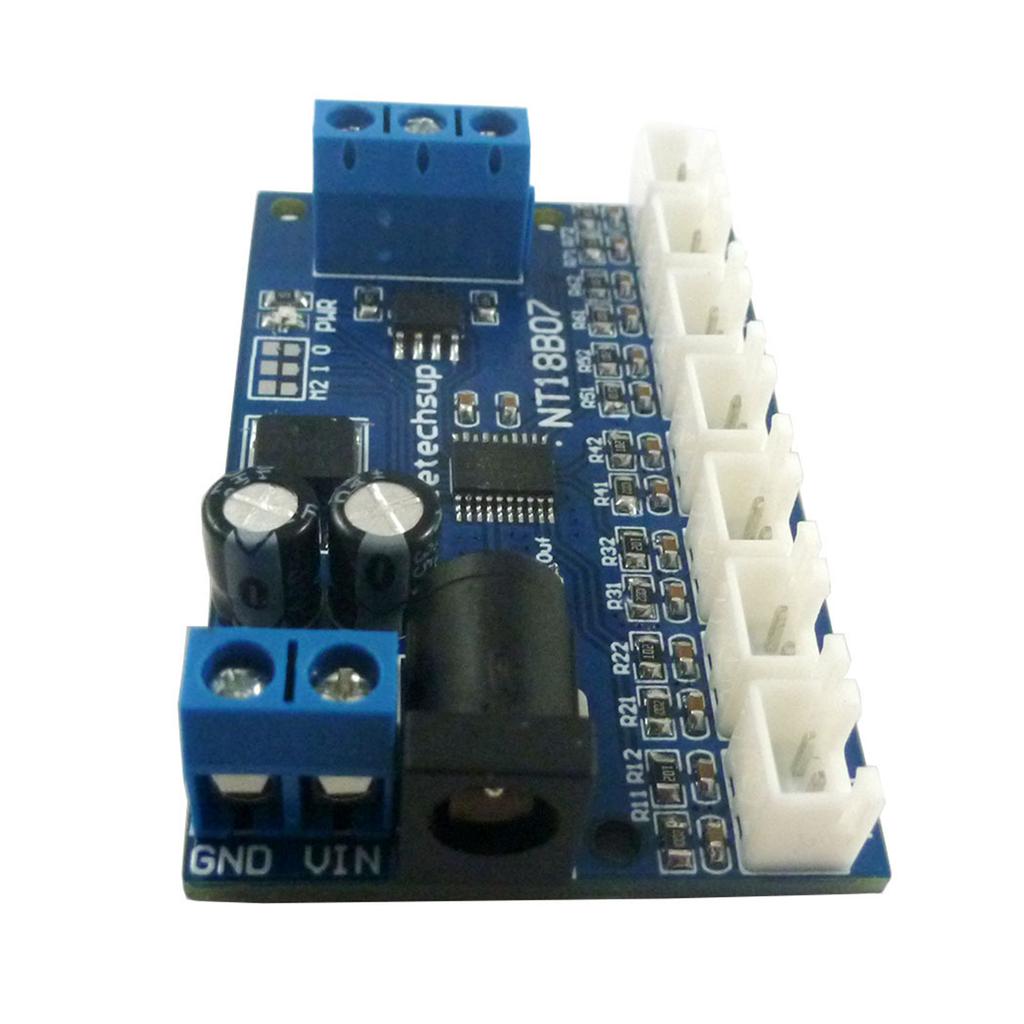 7-Channel RS485 NTC Measurement Module with MODBUS RTU Supported