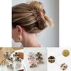 Elegant Korean Style Acetate Hair Clip For Women With Artistic Retro Design